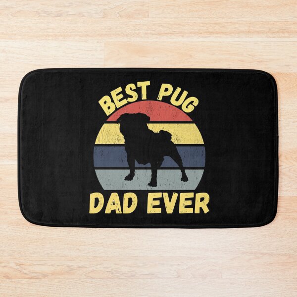 Item preview, Best pug dad ever quote Funny pug dad saying designed and sold by OneTimeEngineer.