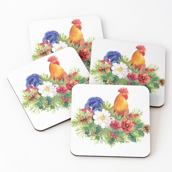 Item preview, rooster christmas designed and sold by zanbo.