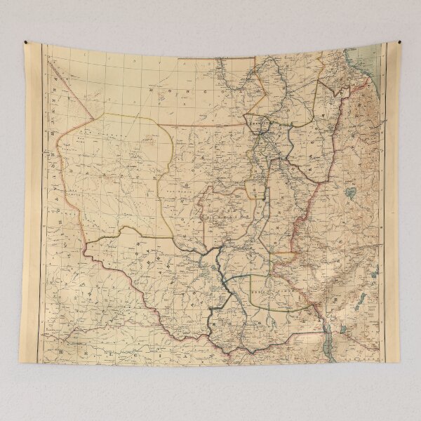 Item preview, The Anglo-Egyptian Sudan Map (1914) designed and sold by allhistory.
