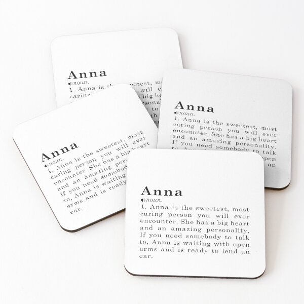 Item preview, Anna name Definition Meaning designed and sold by peachyline.