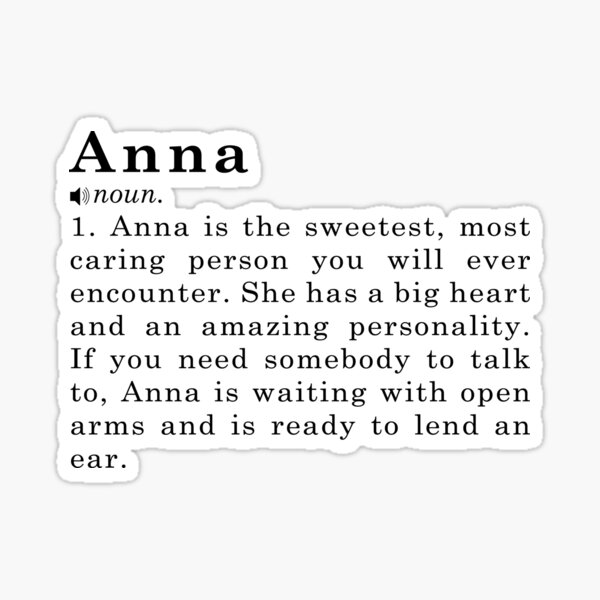 anna-name-definition-meaning-sticker-for-sale-by-peachyline-redbubble