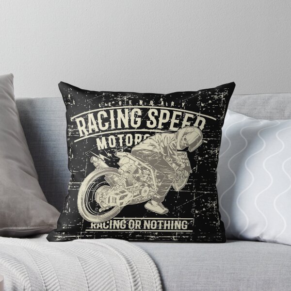 Item preview, Racing Skull Grunge Style Vintage Motorcycle Racing or Nothing Gifts and Presents designed and sold by MiscelChr.