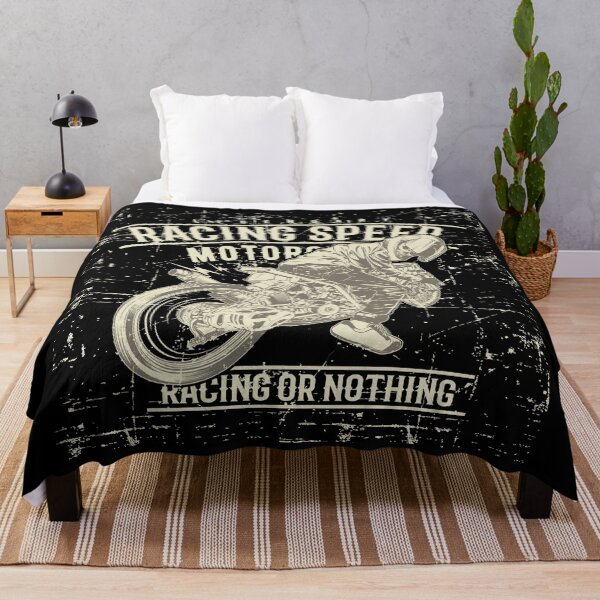 Item preview, Racing Skull Grunge Style Vintage Motorcycle Racing or Nothing Gifts and Presents designed and sold by MiscelChr.