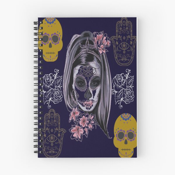Item preview, Beautiful face in a fancy skull mask designed and sold by Thevikki.