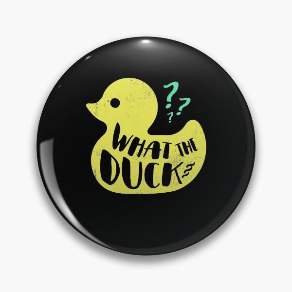 Item preview, WHAT THE DUCK ?! - Funny saying duck designed and sold by ChrisFeil.