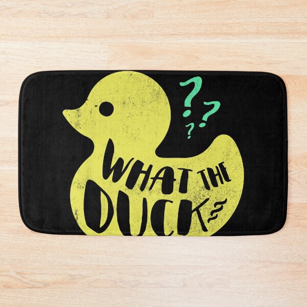 Item preview, WHAT THE DUCK ?! - Funny saying duck designed and sold by ChrisFeil.