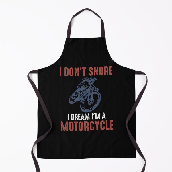 Item preview, I don't snore, i dream i'm a motorcycle - funny biker gift designed and sold by ElBeDesigns.