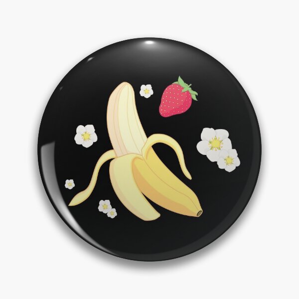 Item preview, Strawberry Banana (black) designed and sold by ibyrd-7.
