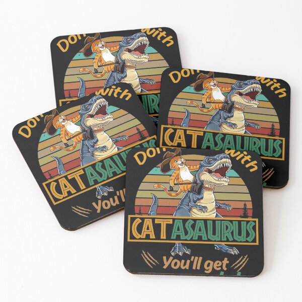 Item preview, Don't Mess With Cat Asaurus You'll Get Jurassscratched designed and sold by cucai721.