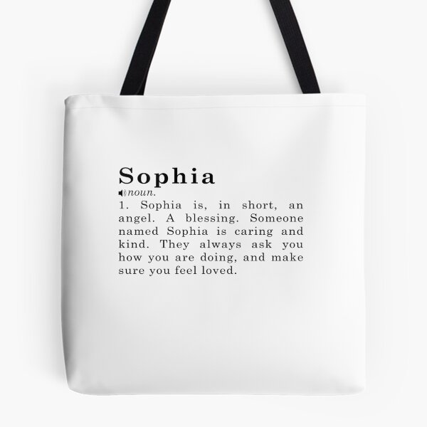 Item preview, Sophia name Definition Meaning designed and sold by peachyline.
