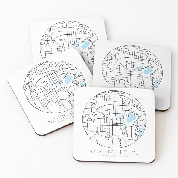 Item preview, Northville Map designed and sold by mchiado.