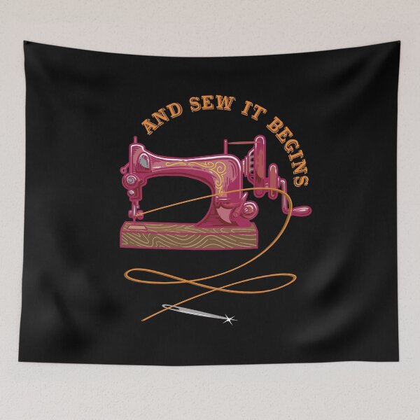Item preview, Funny Sewing Gift for Seamstress Quilters Sewingmachine   designed and sold by Rzelemenz.