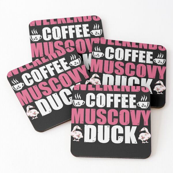 Item preview, Muscovy Duck Lovers Gifts -Weekends Coffee Muscovy Duck designed and sold by abcxyzsma.