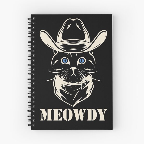 Item preview, Meowdy - Funny Mashup Between Meow and Howdy - Cat Meme - vintage cat designed and sold by YourTypicalMood.