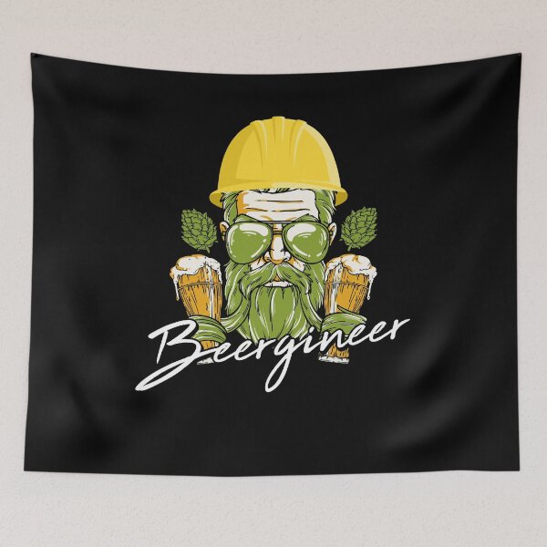 Item preview, Gift for Beer Brewer Beergineer Craft Beer Hops Homebrewing  designed and sold by Rzelemenz.