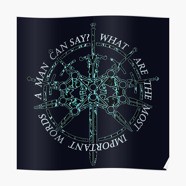 Stormlight Archives Gavilar últimas palabras Póster