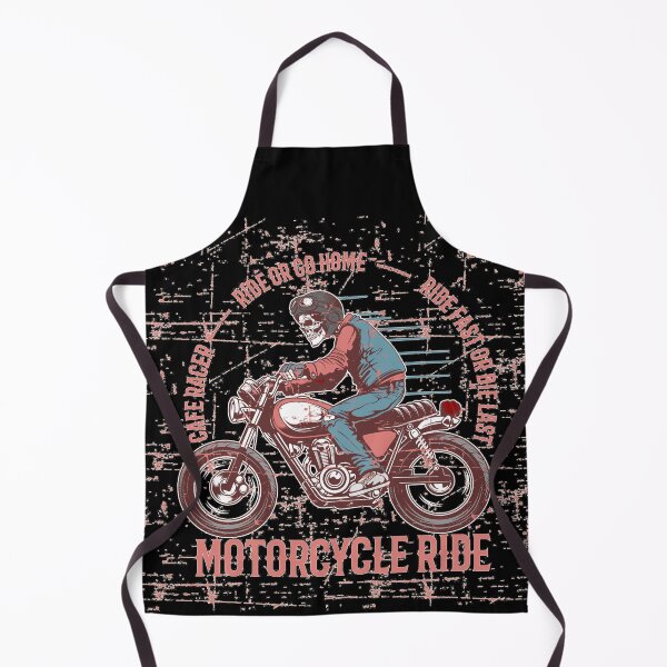 Item preview, Racing Skull Grunge Style Vintage Motorcycle Cafe Racer Gifts and Presents designed and sold by MiscelChr.