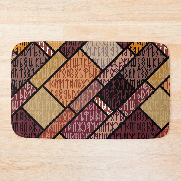Item preview, Runes Runic alphabet pattern designed and sold by Viverne.