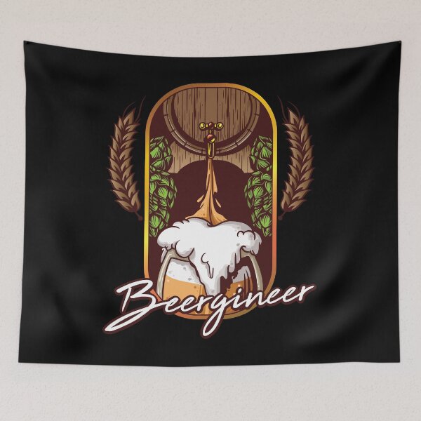 Item preview, Gift for Beer Brewer Beergineer Craft Beer Hops Homebrewing  designed and sold by Rzelemenz.