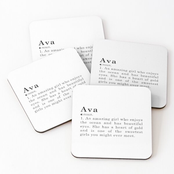 Item preview, Ava name Definition Meaning designed and sold by peachyline.