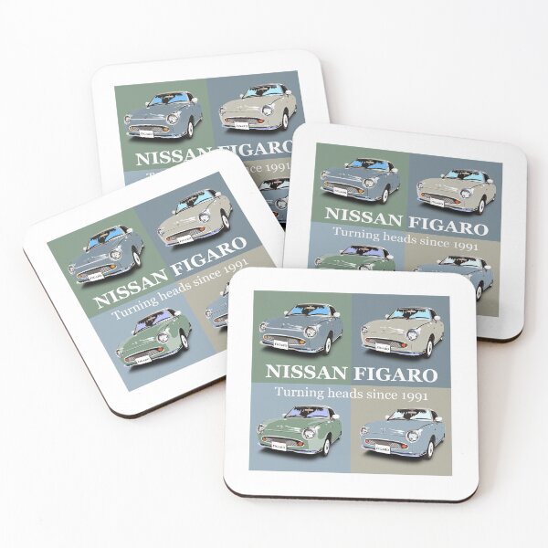 Item preview, Nissan Figaro in all Classic Colours - Design 8 designed and sold by thefigarostore.