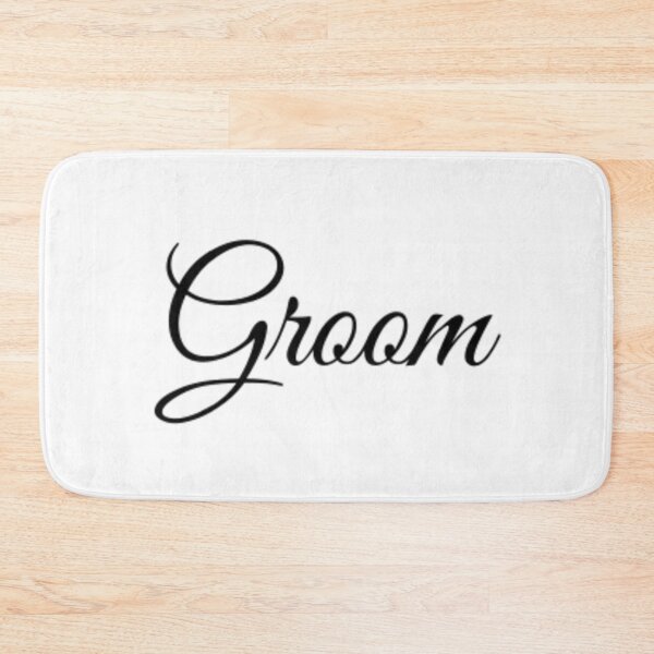 Item preview, Groom Wedding Black Letters designed and sold by edwardtiptonart.