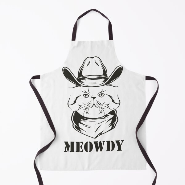 Item preview, Meowdy - Funny Mashup Between Meow and Howdy - Cat Meme - vintage cat designed and sold by YourTypicalMood.