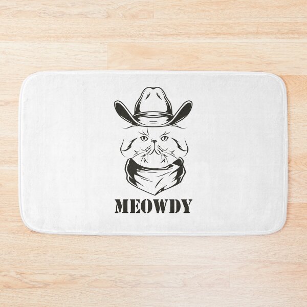 Item preview, Meowdy - Funny Mashup Between Meow and Howdy - Cat Meme - vintage cat designed and sold by YourTypicalMood.