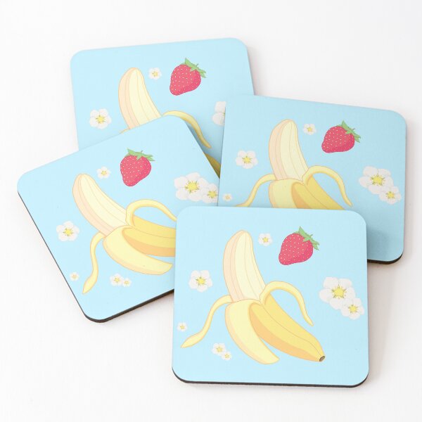 Item preview, Strawberry Banana (blue) designed and sold by ibyrd-7.
