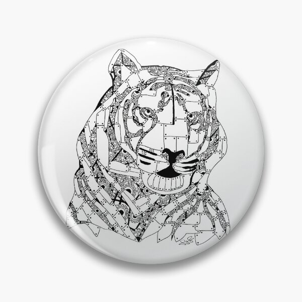 Item preview, Steampunk Robot Tiger designed and sold by MenagerieMayhem.