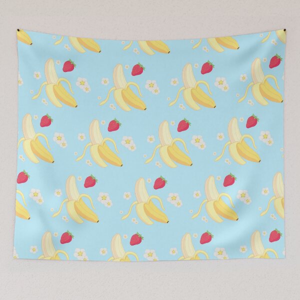 Item preview, Strawberry Banana (blue) designed and sold by ibyrd-7.