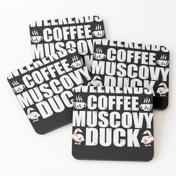 Item preview, Muscovy Duck Lovers Gifts -Weekends Coffee Muscovy Duck designed and sold by abcxyzsma.