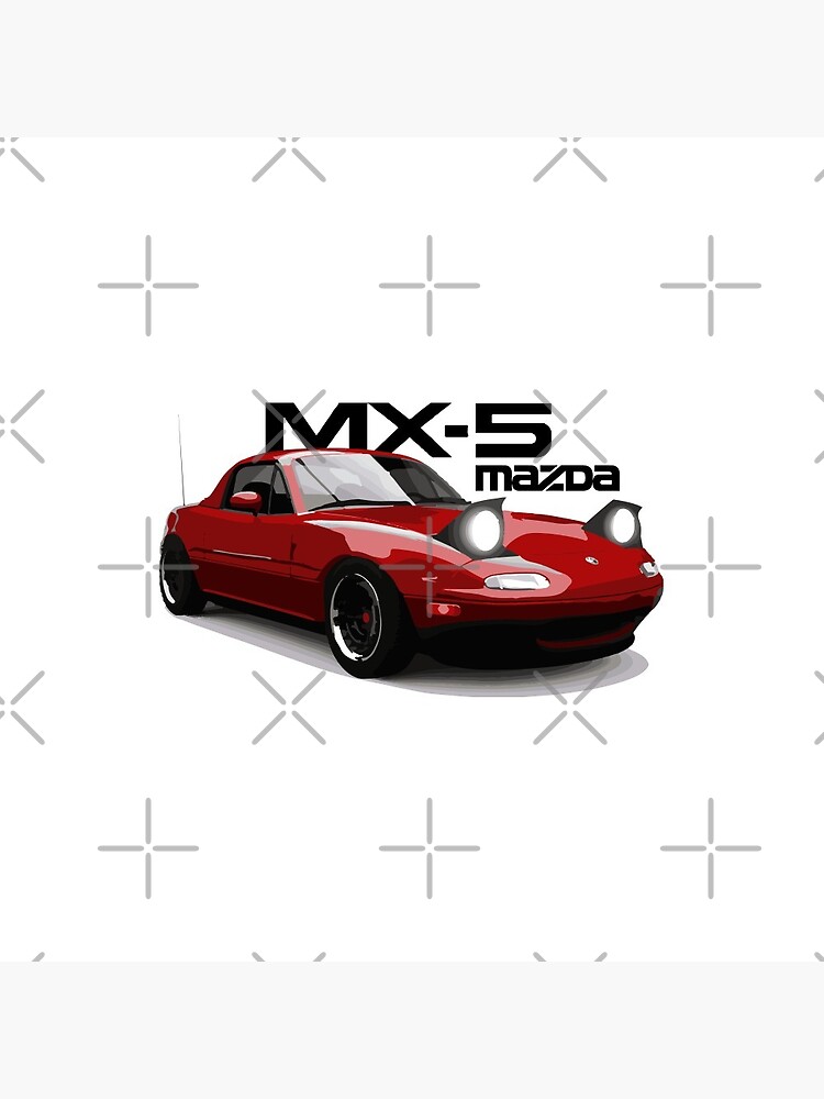 Designer Mazda Miata MX-5 na Red Backpack for Sale by martjfaulkner