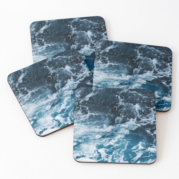 Item preview, Blue Ocean Waves Natural Design designed and sold by FASHION-LEAD.