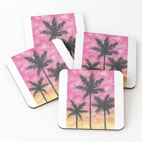 Item preview, Palm trees sunset designed and sold by yumistudios.