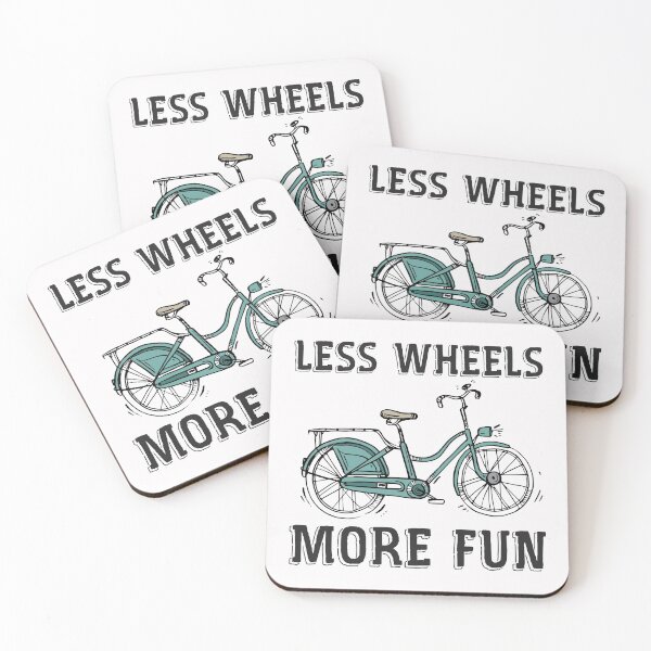 Item preview, Bicycle cyclist Funny gift Less bikes more fun designed and sold by ElBeDesigns.