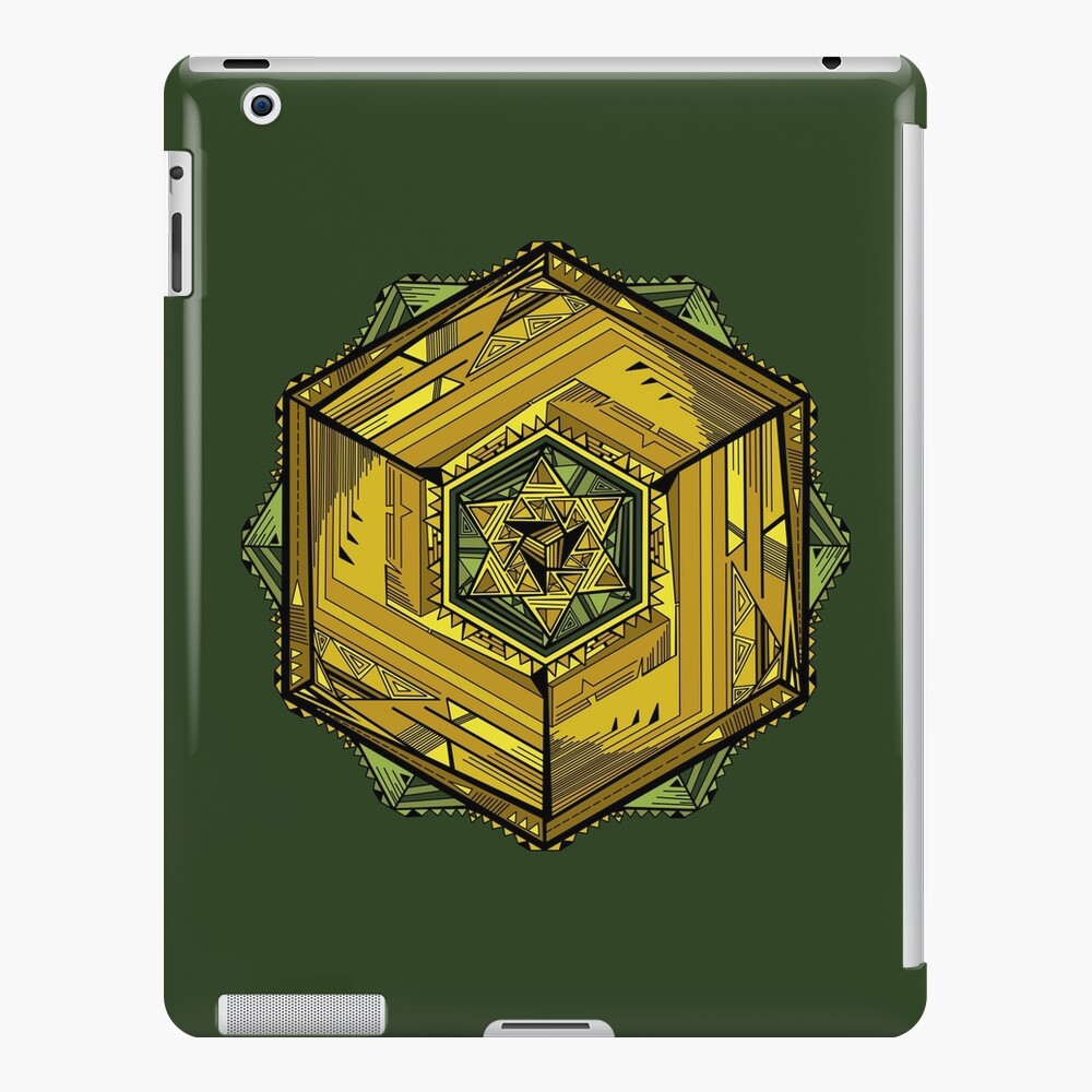 Base3Cube Mandala iPad Case & Skin