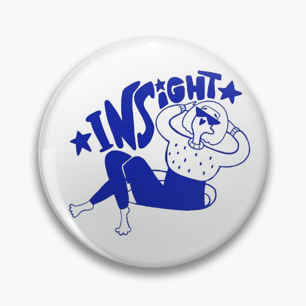 Item preview, Seamless pattern with a girl lying cross-legged and lettering insight designed and sold by ptichkaJL.