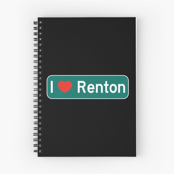 Item preview, I Love Renton! designed and sold by DoodleDashCollective.