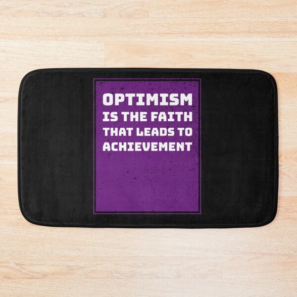 Item preview, Optimism Is The Faith That Leads To Achievement  designed and sold by retro87tee.