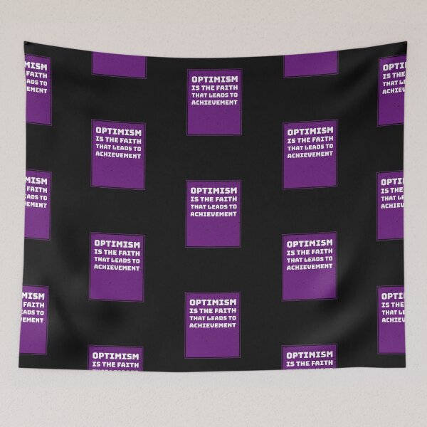 Item preview, Optimism Is The Faith That Leads To Achievement  designed and sold by retro87tee.