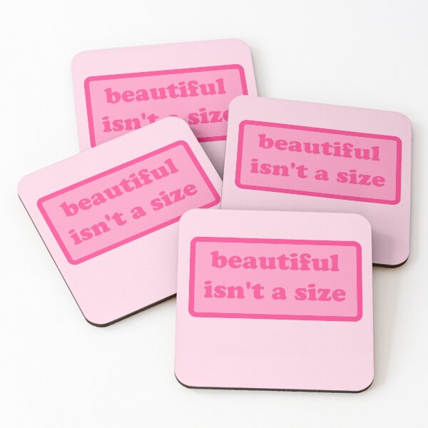 Item preview, beautiful is not a size - y2k motivational quote designed and sold by elizastreet.