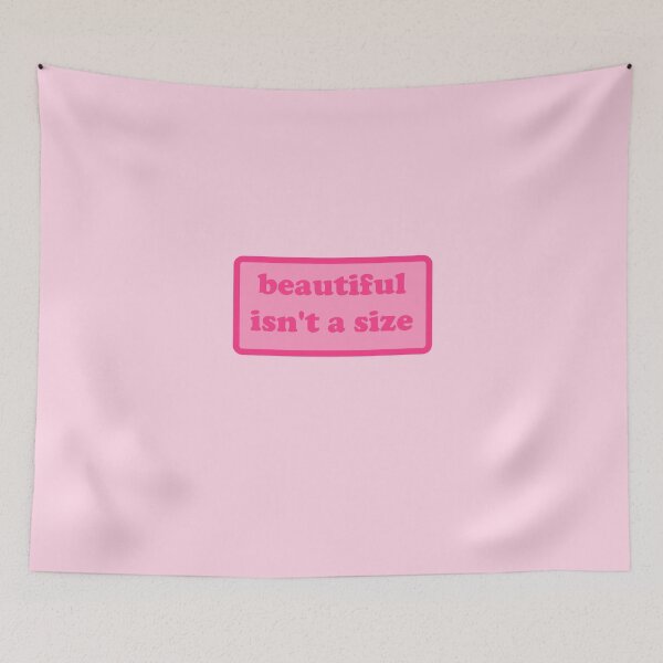 Item preview, beautiful is not a size - y2k motivational quote designed and sold by elizastreet.