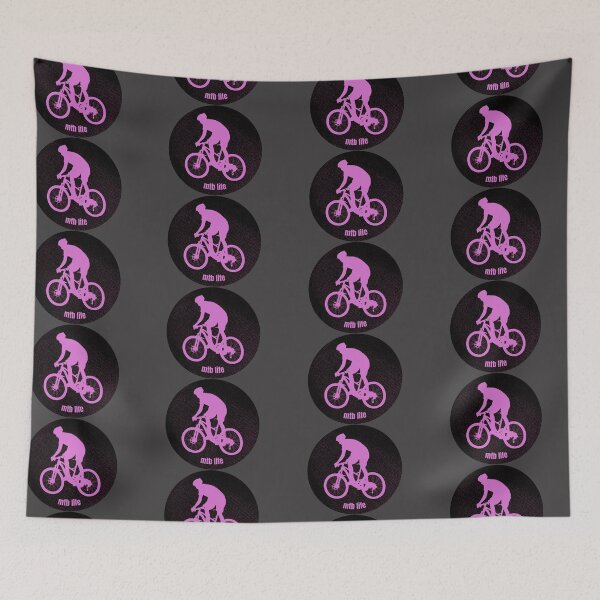 Item preview,  Mountain biker, retro designed and sold by NomadMessenger.