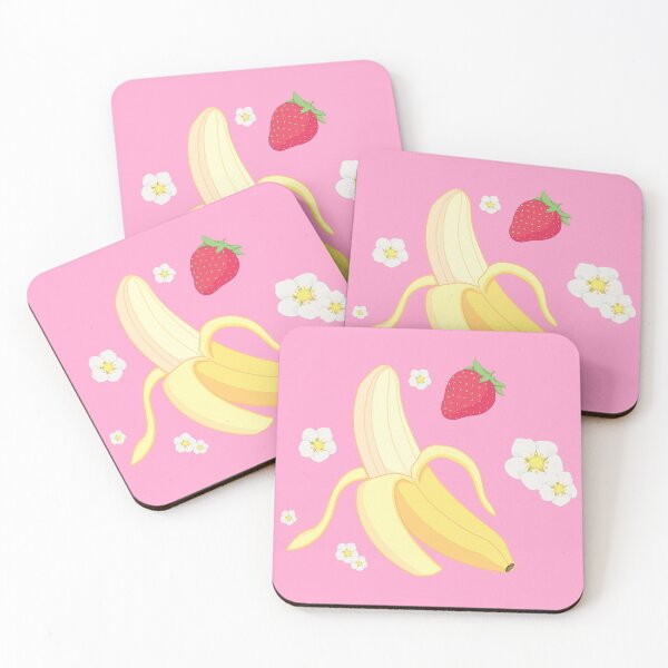 Item preview, Strawberry Banana (pink) designed and sold by ibyrd-7.