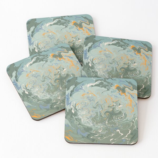 Item preview, Dreamy green and blue abstract  designed and sold by Tiana Lane.