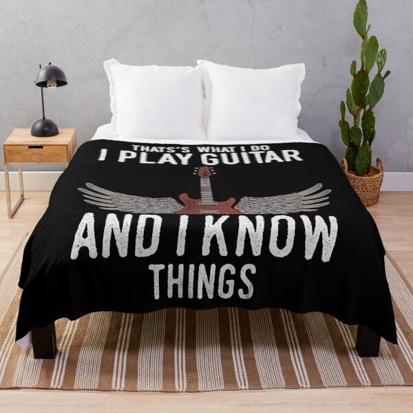 Item preview, This is what i do play guitar and i know things saying designed and sold by ElBeDesigns.