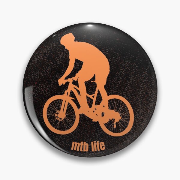 Artikelvorschau, Mountainbiker, Retro entworfen und verkauft von NomadMessenger.
