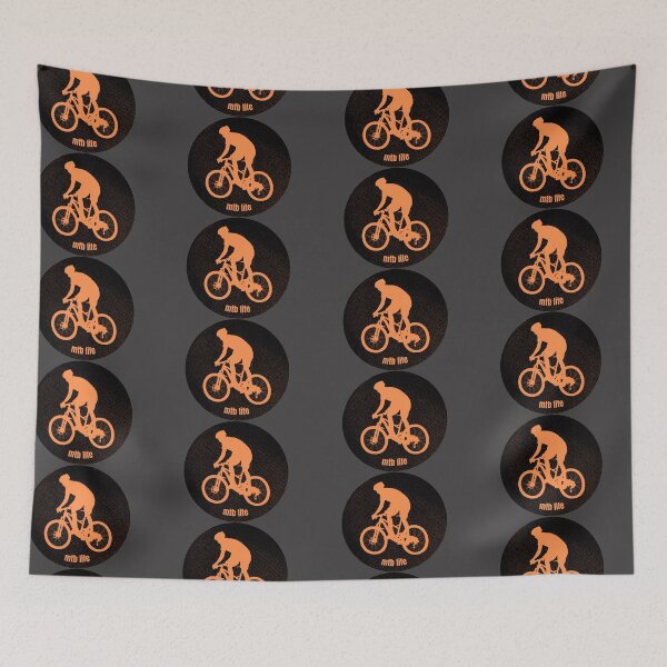 Item preview, Mountain biker, retro designed and sold by NomadMessenger.