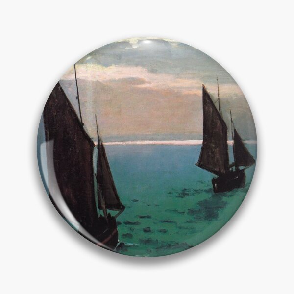 Item preview, Fishing Boats at Sea-Claude Monet designed and sold by LexBauer.
